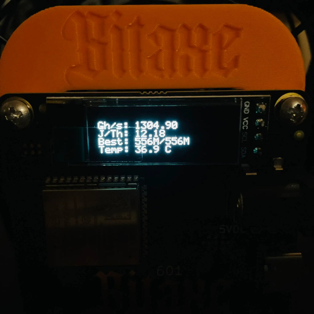 Nouveau record personnel : 556M de difficulté avec mon Bitaxe !!!