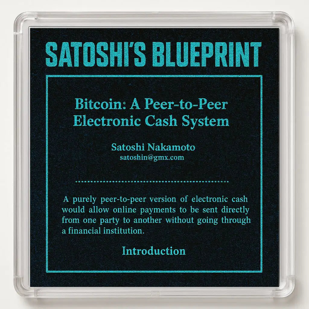 SATOSHI’S BLUEPRINT