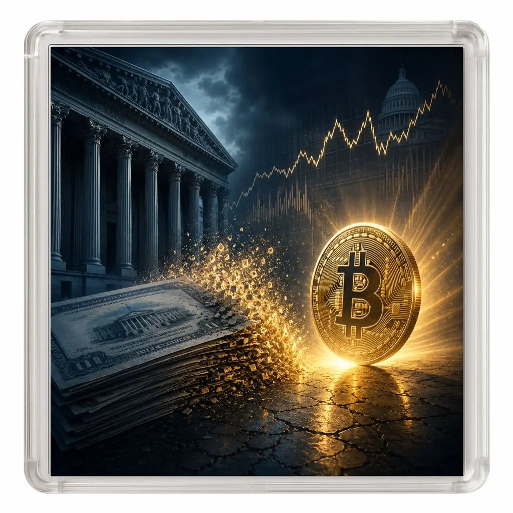 BITCOIN : QUAND LA DETTE RÉVEILLE L’OR NUMÉRIQUE