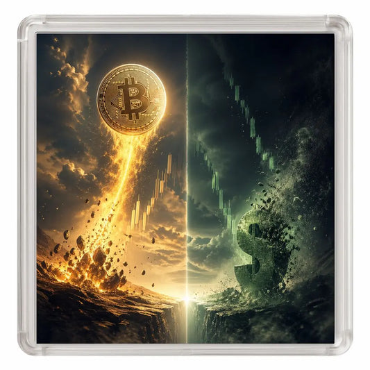 BITCOIN ET LE DOLLAR PARTENT EN SENS INVERSE